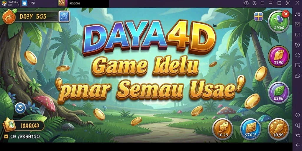 Tampilan gameplay seru DAYA4D dengan fitur Idle yang menarik.