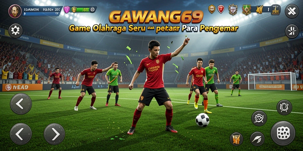 Tampilan gameplay menegangkan dalam GAWANG69 saat bertanding.