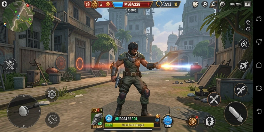 Tampilan gameplay MEGA338 yang menarik dan interaktif.