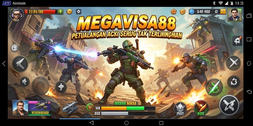 Cuplikan gameplay MEGAVISA88 dengan aksi menegangkan di setiap misi.