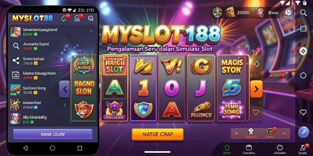 Tampilan gameplay seru dalam MYSLOT188 yang memikat.